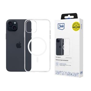 Husă pentru Apple iPhone 15 Plus - 3mk Clear MagCase
