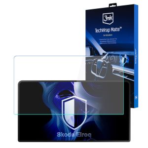 Folie de protecție mată pentru ecranul de navigație pentru Skoda Elroq – 3mk TechWrap Matte™ Center Display