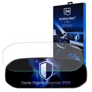 Folie mată de protecție pentru ecranul panoului de instrumente pentru Dacia Bigster Journey 2025- - 3mk TechWrap Matte Cluster™