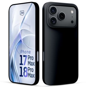 Husă din silicon cu MagSafe pentru Apple iPhone 17 Pro Max/ 18 Pro Max - 3mk HARDY® Mellow MagCase™ Black