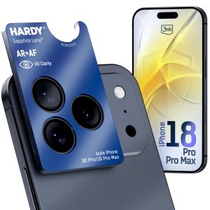 Sticlă de safir pentru obiectivul Apple iPhone 18 Pro/ 18 Pro Max - 3mk HARDY® Sapphire Lens™