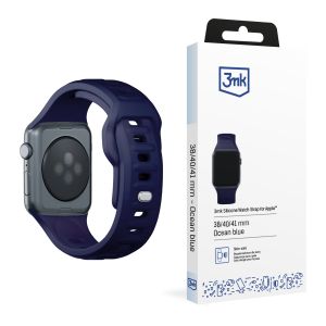 Pasek na 38/40/41/42 mm Ocean Blue (small) - Curea de silicon 3mk