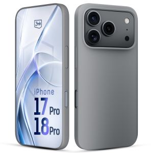 Husă din silicon pentru Apple iPhone 17 Pro/ 18 Pro - 3mk HARDY® Mellow Case™ Gray