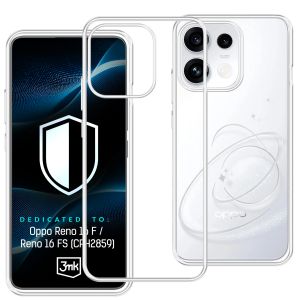 Husă transparentă pentru Oppo Reno 16 F / Reno 16 FS (CPH2859) – 3mk HARDY® Vision Case™