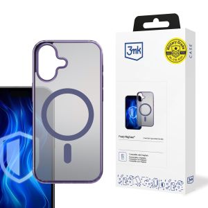 Husă pentru Apple iPhone 16 - 3mk Frosty MagCase Purple