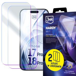 2x Folie de protecție pentru Apple iPhone 17 Pro/ 18 Pro - 3mk HARDY® ARC+