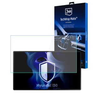 Folie de protecție mată pentru ecranul de navigație pentru Hyundai i30 2023 – 3mk TechWrap Matte™ Center Display