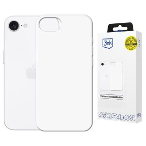 Husă din silicon cu MagSafe pentru Apple iPhone 16E/ iPhone 17E - 3mk HARDY® Mellow MagCase™ White