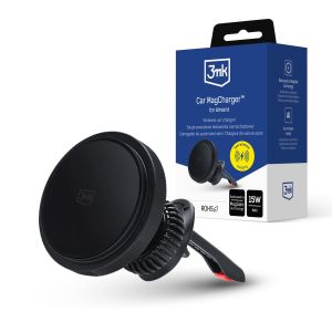 Suport auto cu MagSafe 3mk Car MagCharger™ pentru ventilație de aer