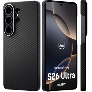 Husă din fibră de aramidă cu MagSafe pentru Samsung Galaxy S26 Ultra - 3mk HARDY® Aramid MagCase™