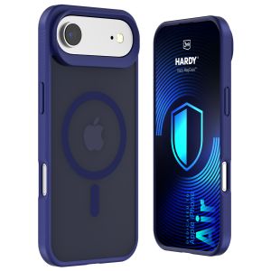 Husă fumurie cu MagSafe pentru Apple iPhone Air – 3mk HARDY® Hazy MagCase™ Blue