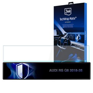 Folie mată de protecție pentru ecranul panoului de instrumente pentru AUDI RS Q8 2018-26 - 3mk TechWrap Matte Cluster™