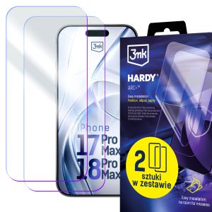 2x Folie de protecție pentru Apple iPhone 17 Pro Max/ 18 Pro Max - 3mk HARDY® ARC+