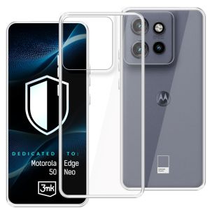 Husă transparentă pentru Motorola Edge 50 Neo – 3mk HARDY® Vision Case™