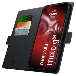 Husă cu clapetă pentru Motorola Moto G84 5G – 3mk HARDY® Foldy Case™