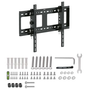 Suport de perete pentru televizor de 32-80 inch 3mk HARDY® SlimGrip Pro 80™ - înclinat, ultra subțire, VESA, până la 80 kg