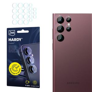 Sticlă pentru lentila aparatului foto pentru Samsung Galaxy S22 Ultra 5G - 3mk HARDY® Fusion Lens Protection™