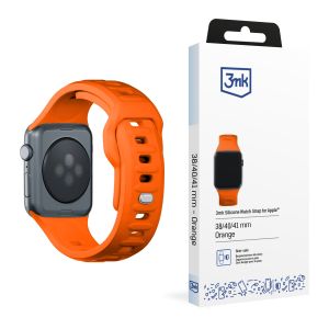 Pasek na 38/40/41/42 mm Orange (small) - Curea de silicon 3mk