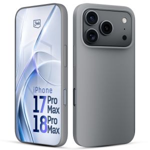 Husă din silicon pentru Apple iPhone 17 Pro Max/ 18 Pro Max - 3mk HARDY® Mellow Case™ Gray