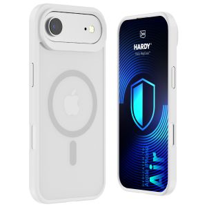 Husă fumurie cu MagSafe pentru Apple iPhone Air – 3mk HARDY® Hazy MagCase™ White