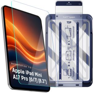 Sticlă securizată cu aplicator pentru Apple iPad A17 Pro (6/7) (8.3inch) - 3mk HARDY® GlassTab ProFIT™