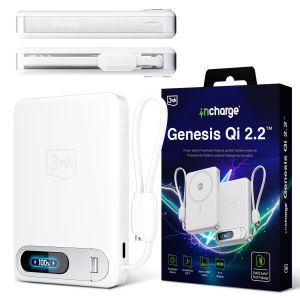 Powerbank 10 000 mAh cu MagSafe USB-C PD45W 3mk Genesis™ White