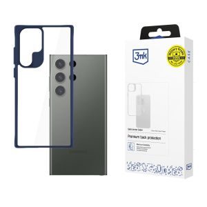 Husă pentru Samsung Galaxy S24 Ultra - 3mk Satin Armor Case+ Blue