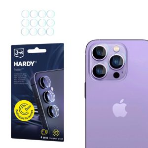 Sticlă pentru lentila aparatului foto pentru Apple iPhone 14 Pro/14 Pro Max - 3mk HARDY® Fusion Lens Protection™
