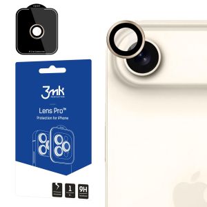Sticlă temperată pentru lentila camerei pentru Apple iPhone Air - 3mk Lens Protection Pro Titanium Gold