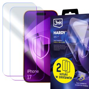 2x Folie de protecție pentru Apple iPhone 17 - 3mk HARDY® ARC+
