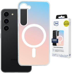 Husă holografică cu MagSafe pentru Samsung Galaxy S23 5G - 3mk HARDY® PrisMag Case™