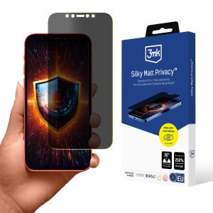 Folie de privatizare pentru Apple iPhone 12 - 3mk Silky Matt Privacy