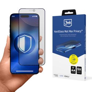 Sticlă securizată mată pentru Apple iPhone 18 Pro Max - 3mk HardGlass Matt Max Privacy