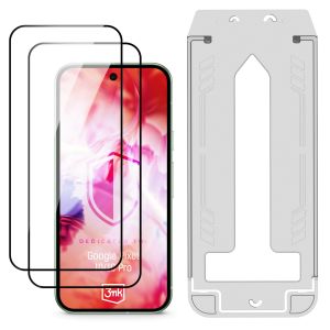 2x Sticlă securizată cu aplicator pentru Google Pixel 10/ 10 Pro – 3mk HARDY® Hardura 9H™