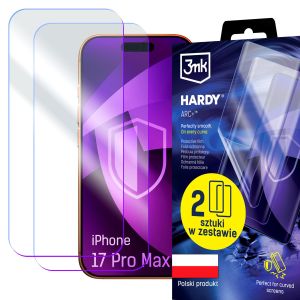 2x Folie de protecție pentru Apple iPhone 17 Pro Max - 3mk HARDY® ARC+