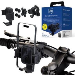Suport amortizat pentru telefon pentru bicicletă/MTB/motocicletă 3mk Bike Holder Damper Pro™