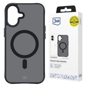 Husă pentru Apple iPhone 16 - 3mk Smoke MagCase