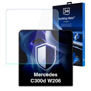 Folie de protecție mată pentru ecranul de navigație pentru Mercedes C300d W206 – 3mk TechWrap Matte™ Center Display