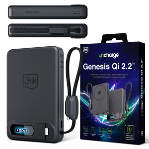 Powerbank 10 000 mAh cu MagSafe USB-C PD45W 3mk Genesis™ Black