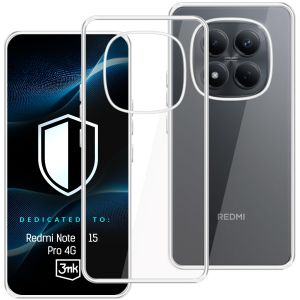 Husă transparentă pentru Redmi Note 15 Pro 4G – 3mk HARDY® Vision Case™