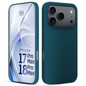 Husă din silicon pentru Apple iPhone 17 Pro Max/ 18 Pro Max - 3mk HARDY® Mellow Case™ Green
