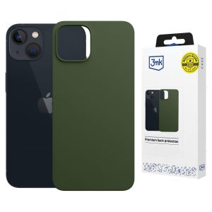 Husă din silicon cu MagSafe pentru Apple iPhone 15 - 3mk HARDY® Mellow MagCase™ Alpine Green