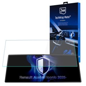 Folie mată de protecție pentru ecranul panoului de instrumente pentru Renault Austral Iconic 2025- - 3mk TechWrap Matte Cluster™