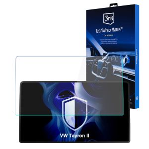Folie de protecție mată pentru ecranul de navigație pentru VW Tayron II 2024- 15" – 3mk TechWrap Matte™ Center Display