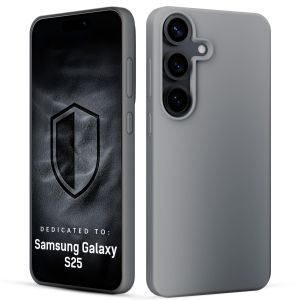 Husă din silicon pentru Samsung Galaxy S25 - 3mk HARDY® Mellow Case™ Gray