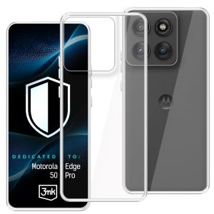 Husă transparentă pentru Motorola Edge 50 Pro – 3mk HARDY® Vision Case™