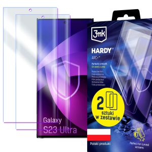 2x Folie de protecție pentru Samsung Galaxy S23 Ultra - 3mk HARDY® ARC+