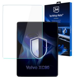 Folie de protecție mată pentru ecranul de navigație pentru Volvo XC90 2025- – 3mk TechWrap Matte™ Center Display