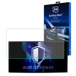 Folie mată de protecție pentru ecranul panoului de instrumente pentru AUDI Q7 2019-24 - 3mk TechWrap Matte Cluster™