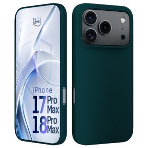 Husă din silicon pentru Apple iPhone 17 Pro Max/ 18 Pro Max - 3mk HARDY® Mellow Case™ Dark Green